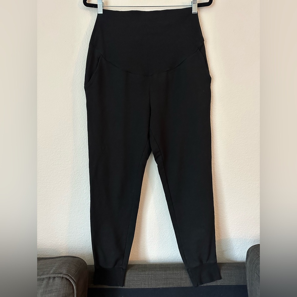 H&M Maternity Black Joggers Size Medium Stretch